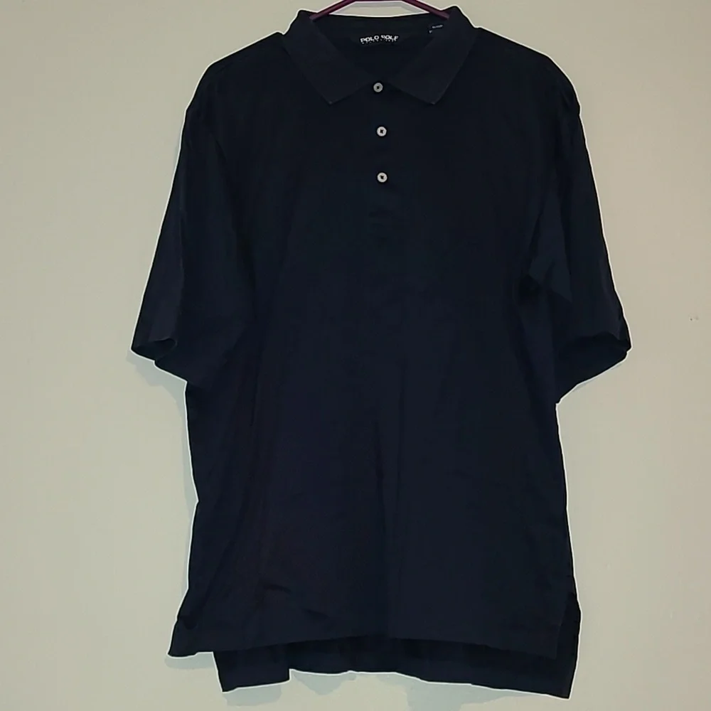 Polo Golf Ralph Lauren navy polo‎ shirt Mens Large
